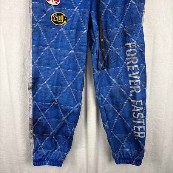 Puma x ASAP Rocky Quilted Sweatpants Clyde Royal Blue Men's Sz XL 631123-01 $175 - Picture 2 of 10